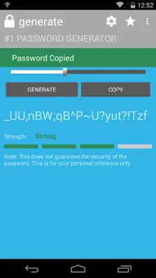 #1 Password Generator android App screenshot 5